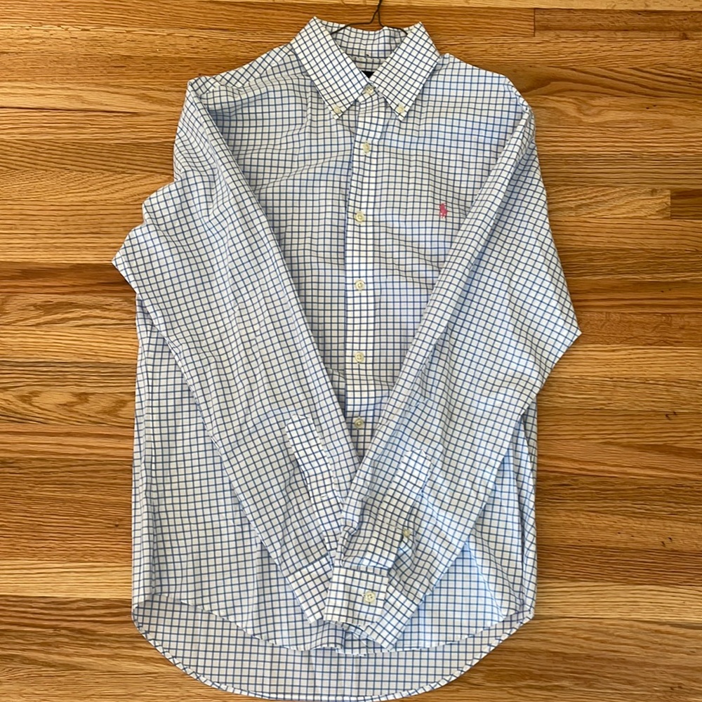 Ralph Lauren blue button down
